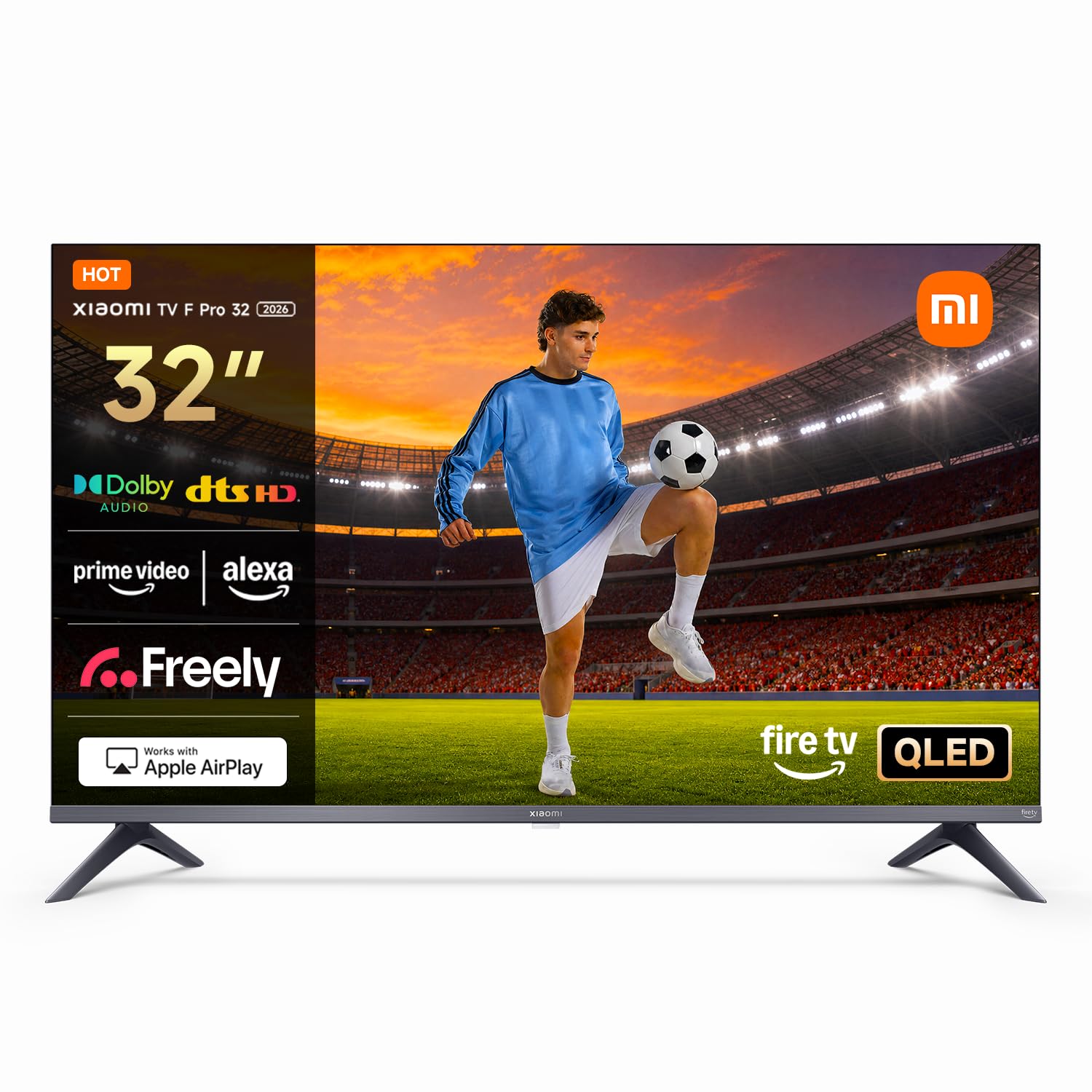 XIAOMI TV F Pro 32, 32 Inch (81 cm), QLED, Smart TV, Fire TV